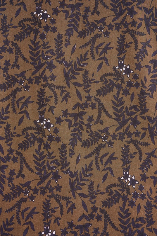 Shawl met botanische print