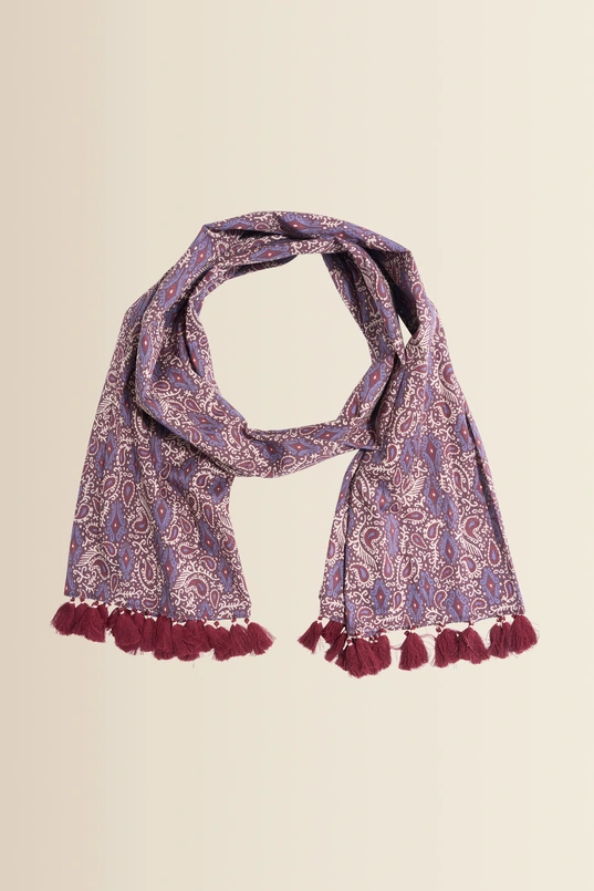 Shawl met paisleydessin