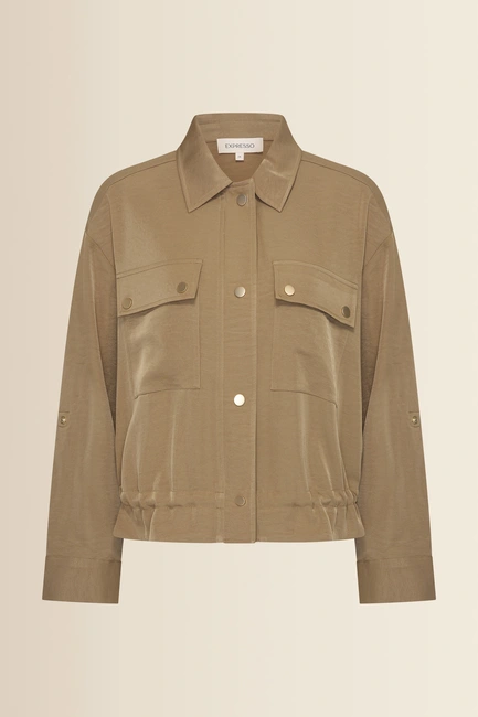 Soepelvallend blouse jasje