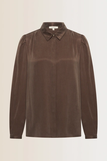 Soepelvallende blouse