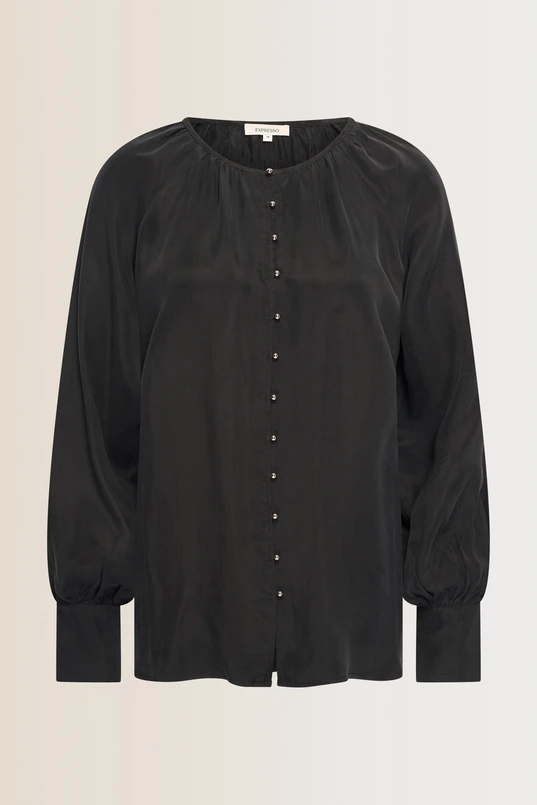 Soepelvallende blouse