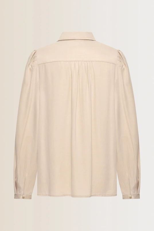 Soepelvallende blouse