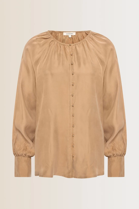 Soepelvallende blouse