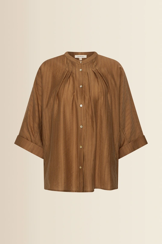 Soepelvallende blouse