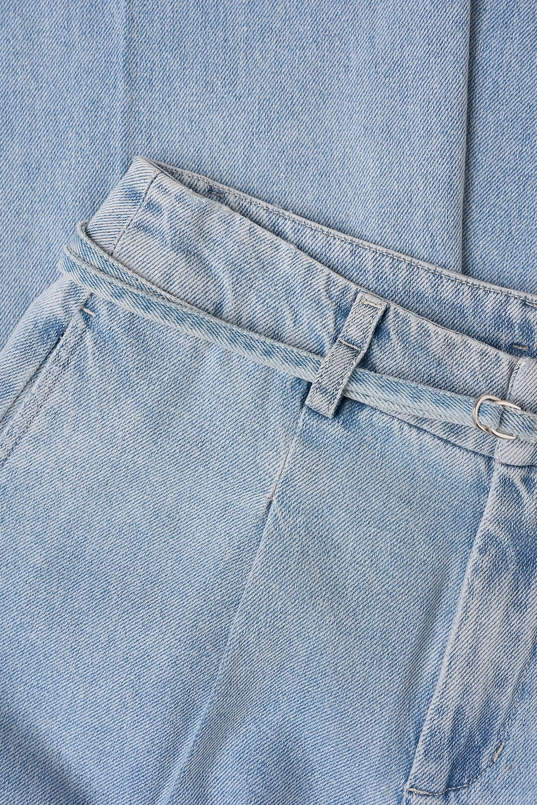 Soepelvallende denim