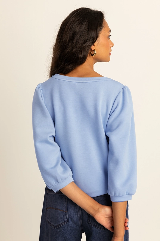 Sweater met pofmouwen