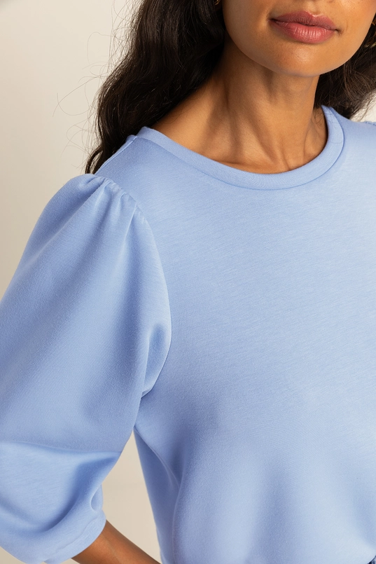 Sweater met pofmouwen