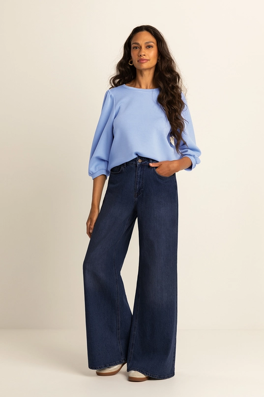 Sweater met pofmouwen