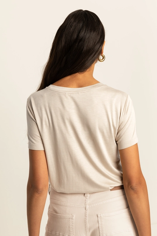 T-shirt met pailletten