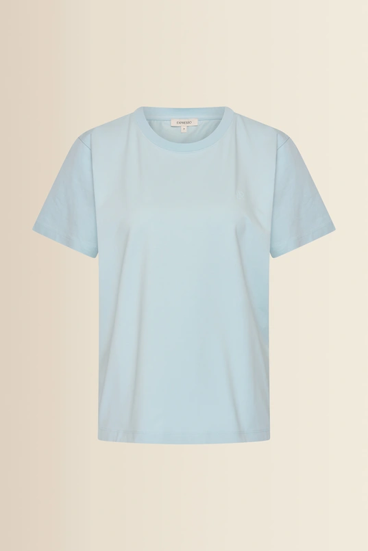 T-shirt met reliëf logo