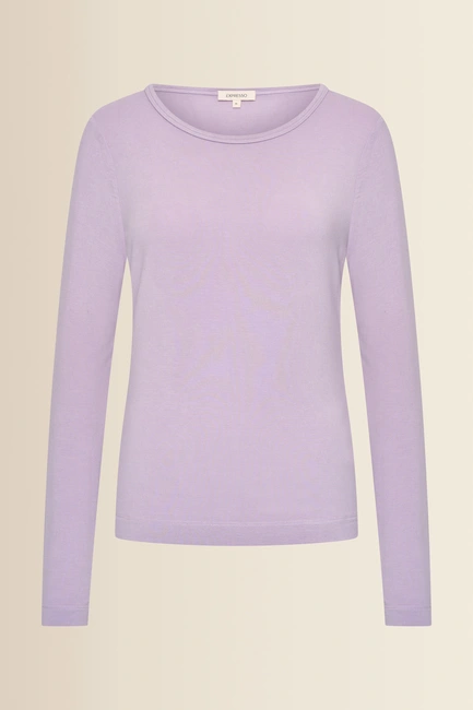 Tee long sleeve wool look