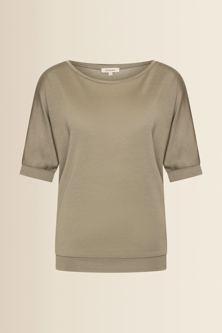 Top met vleermuismouwen