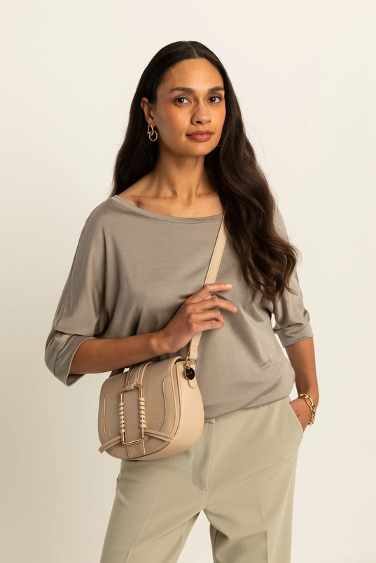 Top met vleermuismouwen