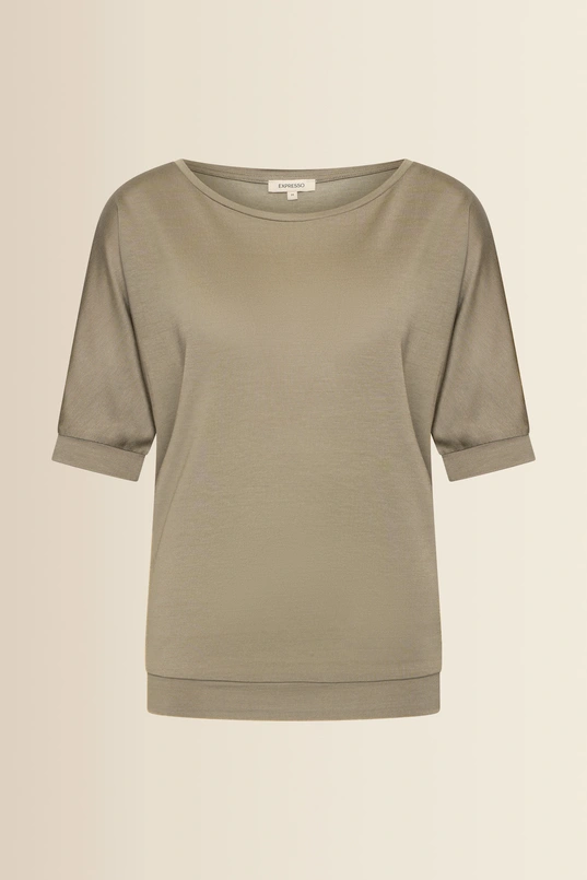 Top met vleermuismouwen