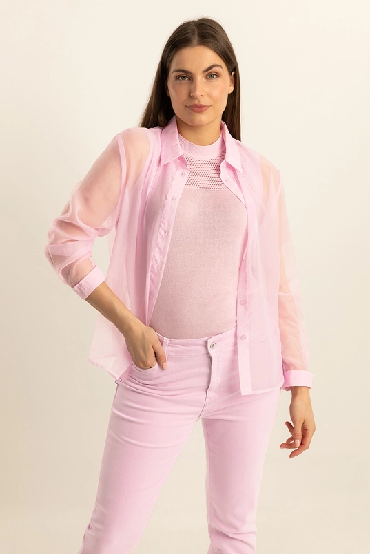 transparante blouse