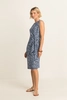 Travel jurk met knoopdetail