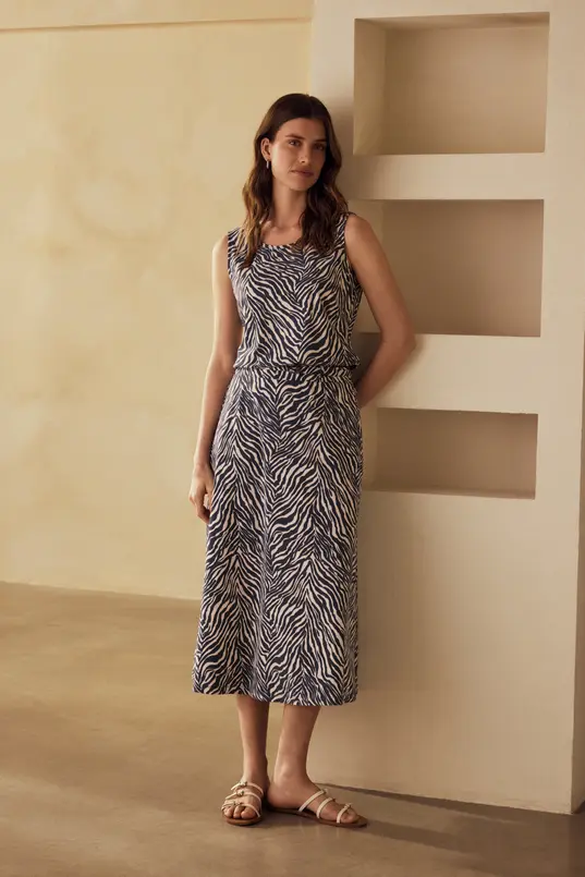 Travel rok met print