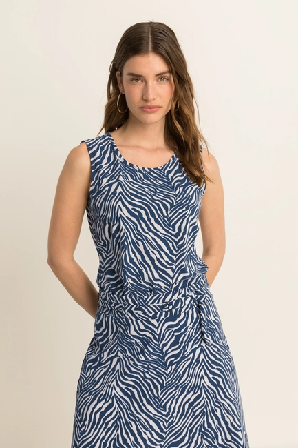 Travel top met print