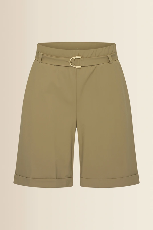 Travelbermuda met ceintuur