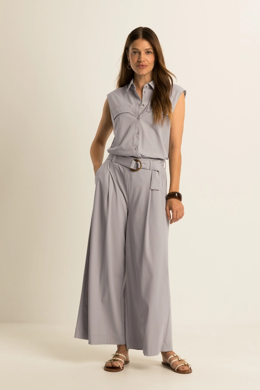 Travelbroek met ceintuur