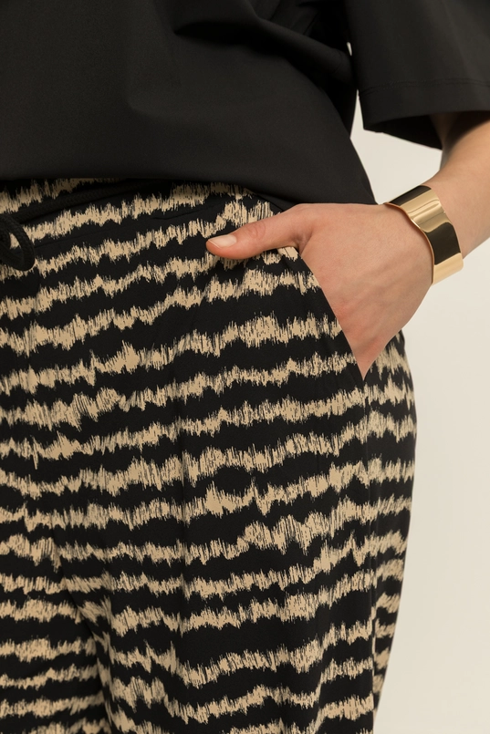 Travelbroek met ceintuur