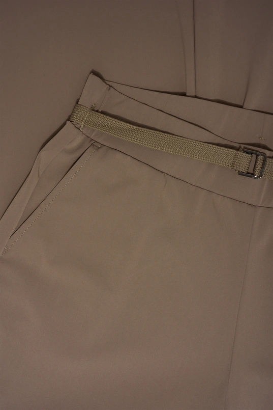 Travelbroek met wijde pijpen