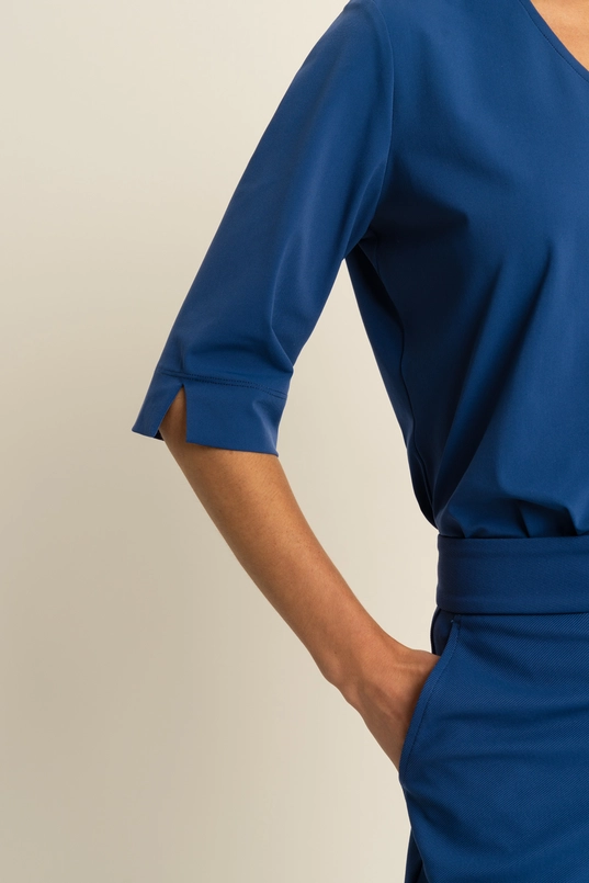 Traveltop met V-hals