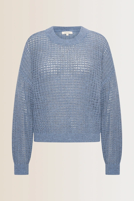 Trui met opengewerkt breisel