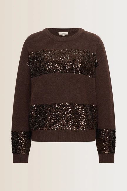 Trui met pailletten