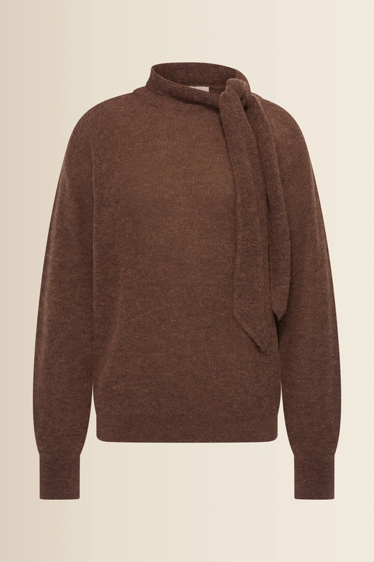 Trui met strikdetail