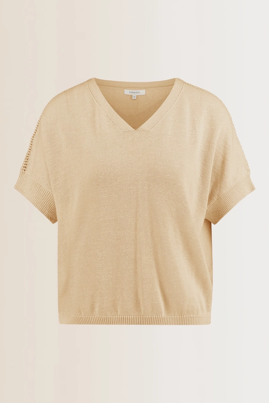 Trui met subtiele V-hals