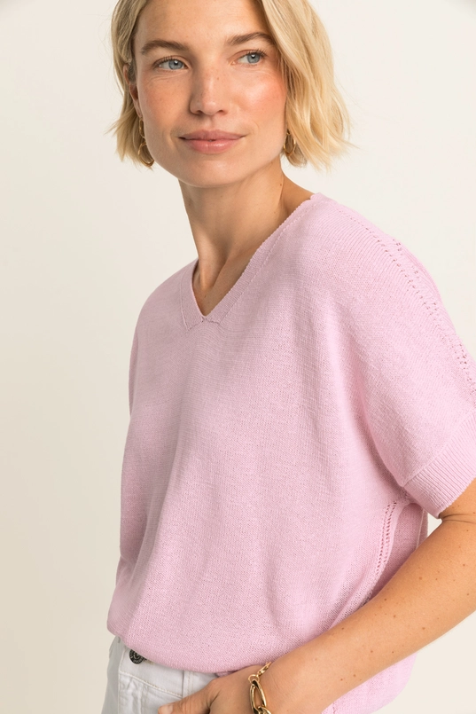 Trui met subtiele V-hals