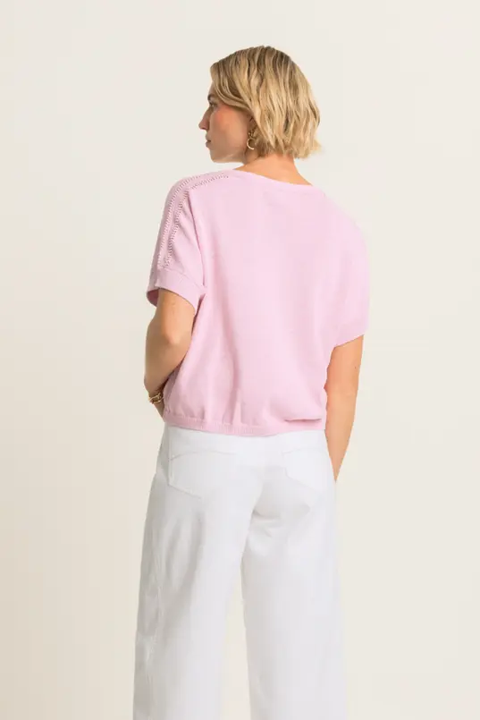 Trui met subtiele V-hals