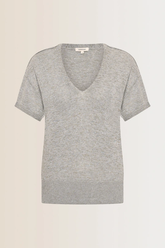 Trui met V-hals