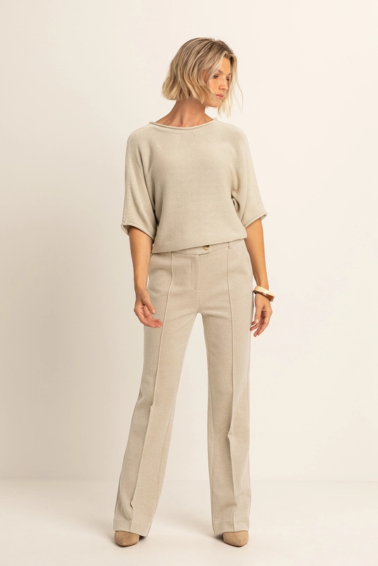 Trui met vleermuismouwen