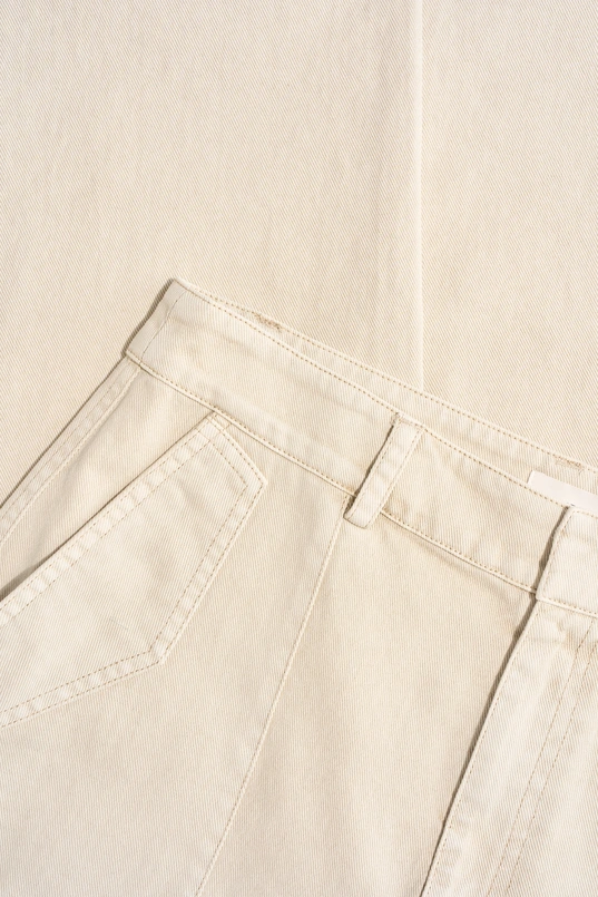 Utility jeans met opgestikte zakken