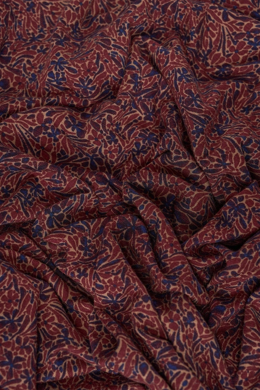 V-hals top met print