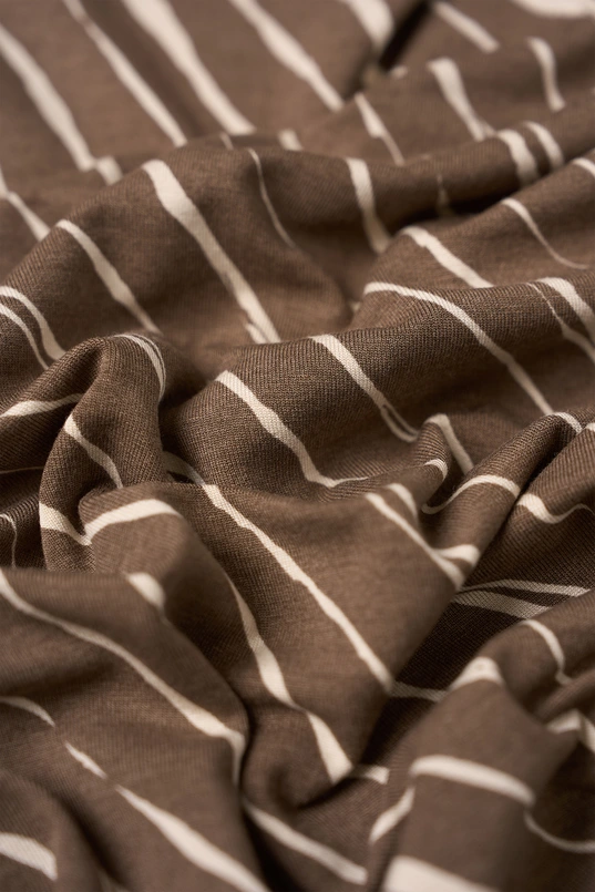 V-hals top met print