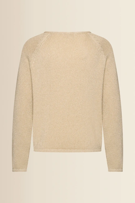 V-hals trui met lurex