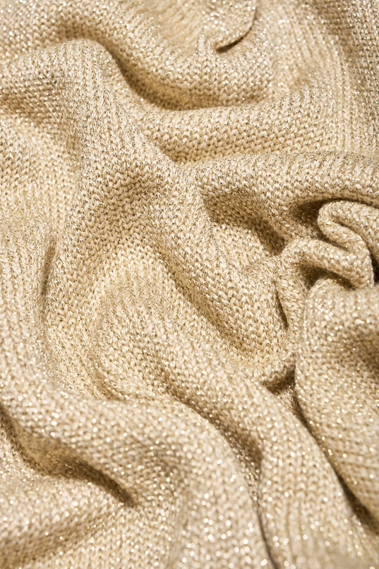 V-hals trui met lurex