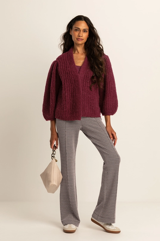 Vest met ballonmouwen