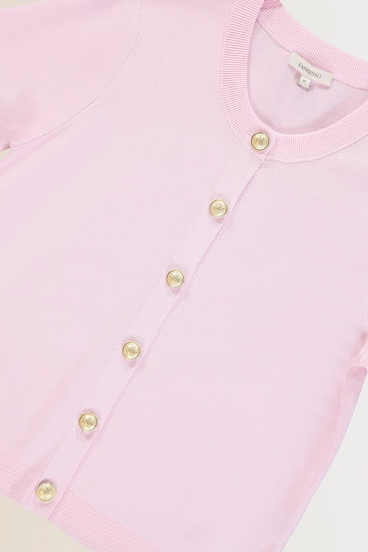 Vest met korte mouwen en knopen