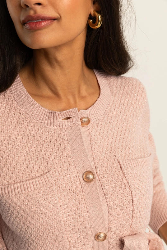 Vest met opgestikte zakken