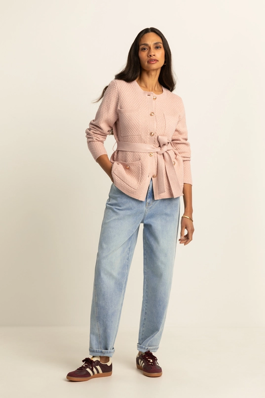 Vest met opgestikte zakken