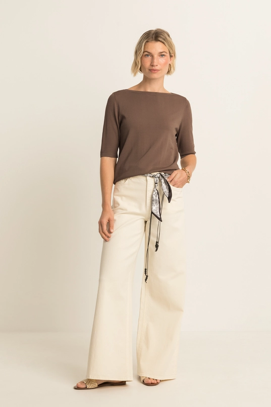 Wide leg broek