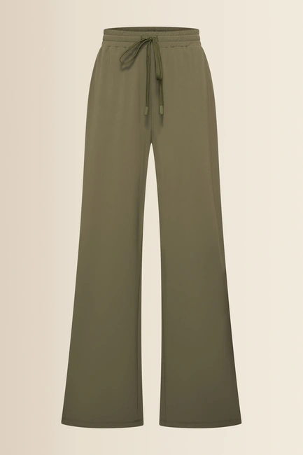 Wide leg travelbroek