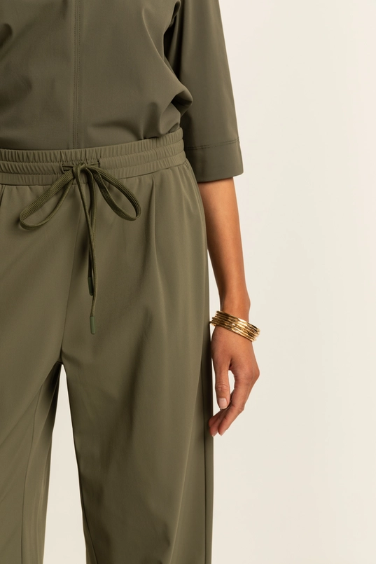 Wide leg travelbroek