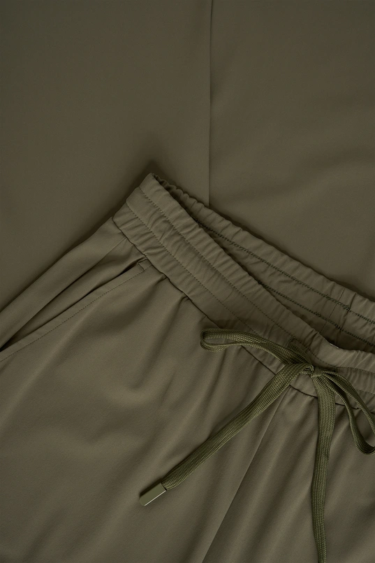 Wide leg travelbroek