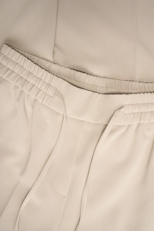 Wijde broek met paillettendetail