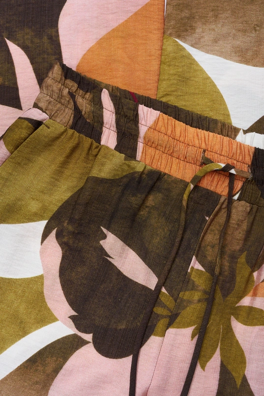 Wijde broek met print